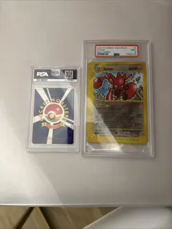 2003 Pokemon Aquapolis Scizor Box Topper Holo PSA 9 Mint Low Population - Image 1