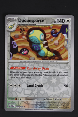 Pokemon TCG Temporal Forces Dundunsparce 129/162 Reverse Holo NM NP - Image 1