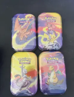 Pokemon TCG Kanto Power Mini Tins - Sealed New (Lot of 4) - Image 1