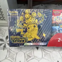 Pokemon Surging Sparks Elite Trainer Box and Booster Bundle Costco Crease On ETB - Image 2