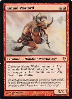 Kazuul Warlord R Zendikar 134 NM - Image 1