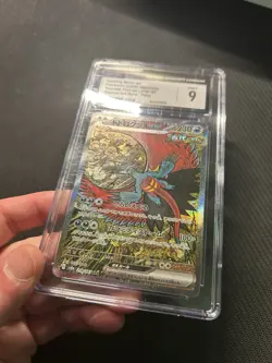 Pokemon TCG Roaring Moon ex SAR 218/187! CGC 9! See Description! - Image 3