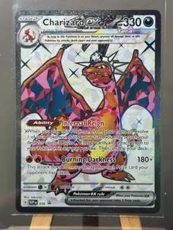 Pokemon TCG Charizard ex 56 Scarlet Violet Black Star Promos Holo NM - Image 1