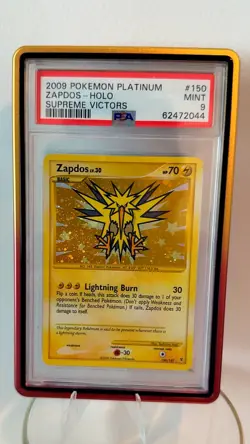 💎PSA MINT 9💎 2009 Pokemon Platinum Zapdos - Holo Supreme Victors #150 LOW POP - Image 1