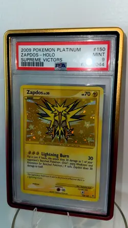 💎PSA MINT 9💎 2009 Pokemon Platinum Zapdos - Holo Supreme Victors #150 LOW POP - Image 3