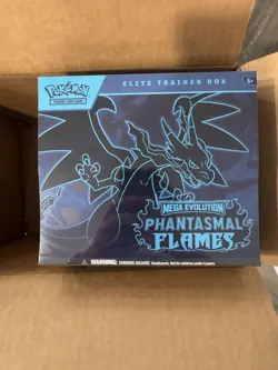 Pokemon TCG Mega Evolution Phantasmal Flames ETB - Set of 3 Factory Sealed - Image 2