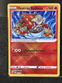 Carte Pokemon Heatran Radieux 027/189 EB10 Astres Radieux - Image 2