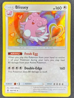 Pokemon Blissey 102/145 GRI Guardians Rising LP/NM - Image 1