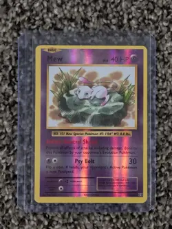 Mew 53/108 Pokemon TCG Evolutions Holo Rare 2016 English 40 HP Basic - Image 1