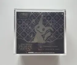 Paldean Fates Pokemon Center Elite Trainer Box New/Sealed with Acrylic Case #1 - Image 1