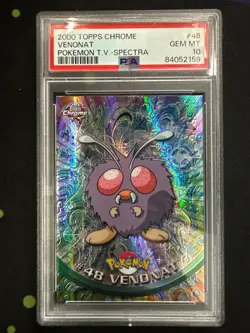 Pokemon Topps Venonat Chroma Spectra Foil - PSA 10 - Image 1
