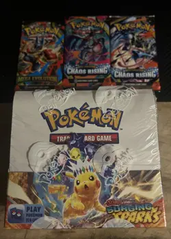 New Sealed Surging Sparks Booster Display Box And Some Packs - Image 2
