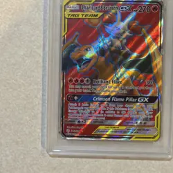 Charizard & Braixen Tag Team GX 212/236 - Cosmic Eclipse Pokemon TCG- PSA 9 🔥 - Image 5