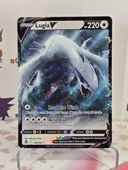 Pokemon TCG Lugia V Ultra Rare 138/195 Silver Tempest - Image 1