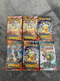 18x Pokemon TCG Sword & Shield, Scarlet & Violet, Mega Evolutions Pack Lot - Image 4