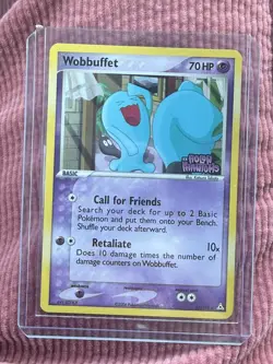 NM! Pokemon TCG Holon Phantoms Wobbuffet 56/110 Stamped Reverse Holo / Near Mint - Image 1