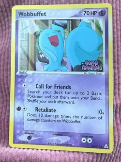 NM! Pokemon TCG Holon Phantoms Wobbuffet 56/110 Stamped Reverse Holo / Near Mint - Image 2