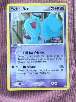 NM! Pokemon TCG Holon Phantoms Wobbuffet 56/110 Stamped Reverse Holo / Near Mint - Image 4