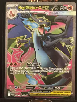 Pokemon TCG Mega Charizard X ex 109/094 Phantasmal Flames Ultra Rare - Image 1