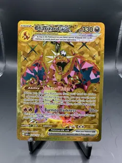 Charizard ex Gold 228/197 Pokemon TCG: Obsidian Flames Hyper Rare - Image 1