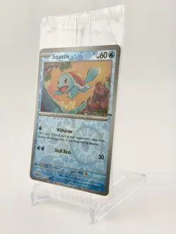 Pokemon Center Stamped Reverse Holo Squirtle Promo 007/165 Pokemon 151 Sealed - Image 2