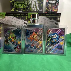 Pokemon TCG First Partner Illustration Collection Promo Chimchar Piplup Turtwig - Image 1