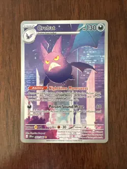 Crobat 093/086 Shiny Rare ME04: Chaos Rising Pokemon Near Mint - Image 1