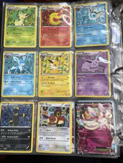 Pokemon BW Eeveelution Promos Set 87-94 + Bonus Sylveon EX - Image 1