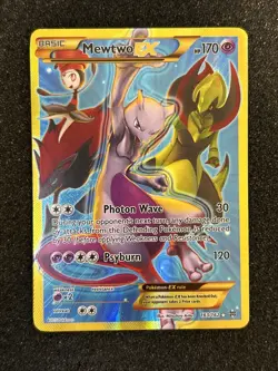 Pokemon Mewtwo EX Full Art Secret Rare 163/162 Breakthrough 🤩 - Image 1