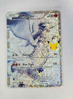 Pokemon Reshiram 113/114 Celebrations Classic Collection Holo NM MINT English - Image 1