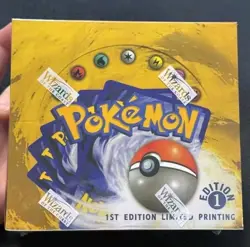 Pokemon Base Set 1999 1st Edition Booster Box Sealed Proxy Read Description - Image 1