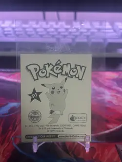 Weezing S17 Holo 1999 Pokemon Merlin Sticker NM - Image 2