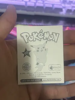 Weezing S17 Holo 1999 Pokemon Merlin Sticker NM - Image 4