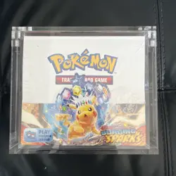Pokemon TCG Scarlet & Violet Surging Sparks Booster Box ⭐SEALED⭐ W/Acrylic NEW - Image 1