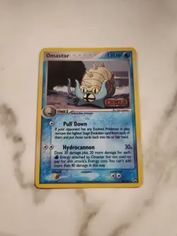 Omastar 20/108 Reverse Holo Rare Stamped 2007 EX Power Keepers Pokemon TCG - Image 1