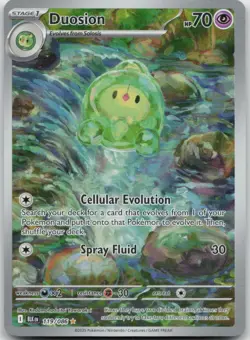Duosion 119/086 Holo Illustration Rare Black Bolt Pokemon TCG NM - Image 1