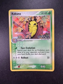 2006 Pokemon Kakuna EX Delta Species #46/113 Reverse Holo STAMPED - Image 1