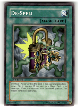 De-Spell SDJ-029 1st Edition Common Starter Deck: Joey LP - Image 1