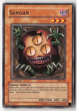 Yugioh - Sangan SDJ-019 1st Edition - Starter Deck: Joey - Image 1