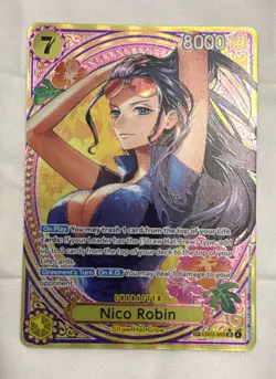 One Piece EB03-055 Nico Robin SP Special Parallel - Extra Booster Heroines NM - Image 1