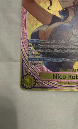 One Piece EB03-055 Nico Robin SP Special Parallel - Extra Booster Heroines NM - Image 4
