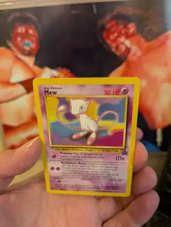 Vintage Mew Pokemon Card BLACK STAR PROMO #8 Near Mint-Mint NM 2000 WOTC - Image 1