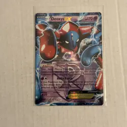 Pokemon Deoxys EX Team Plasma BW82 Black Star Promo Holo Basic Card. Pk002079 - Image 1