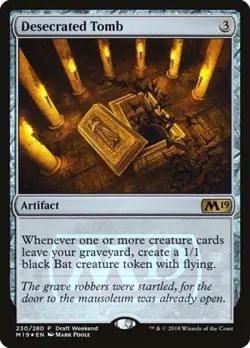 Desecrated Tomb (Draft Weekend) -Foil Near Mint MTG - Image 1