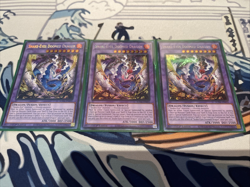 Yugioh Snake-Eyes Doomed Dragon Secret Rare SUDA-EN035 x3 Near mint 1st Edition - Image 1
