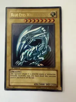 Yugioh - Blue-Eyes White Dragon SDK-A001 Ultra Rare 1st Edition - Image 1