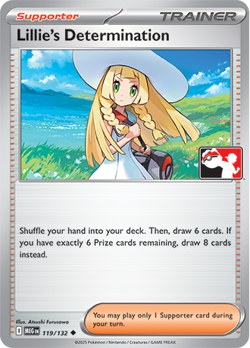 Lillie's Determination Uncommon Prize Pack Series Cards 119/132 NM - Image 1