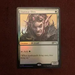 Llanowar Elves (1553) (Rainbow Foil) Secret Lair Drop Foil - Image 1