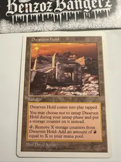 Magic the Gathering MTG: 5th Edition: DWARVEN HOLD NM+ See Scans - Image 1