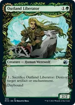 Outland Liberator (Showcase) MID 303 Normal English NM - MTG - Image 1